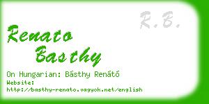 renato basthy business card